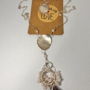 NEW Handmade Sterling Silver Amethyst Statement Necklace